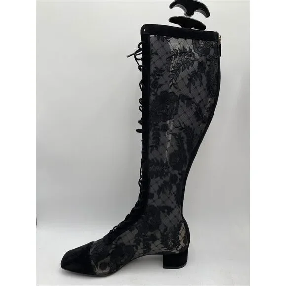Women’s Christian Dior Naughtily Boots in Black Size 37.5 - Picture 4 of 7